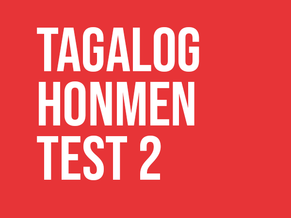 tagalog honmen test 2 gaijin world